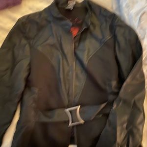 Marvel black leather jacket